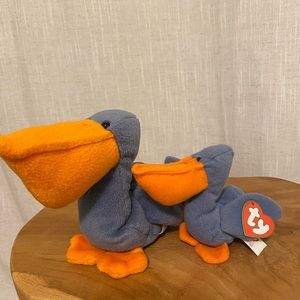 Ty Beanie Baby “Scoop” and Teenie duo.